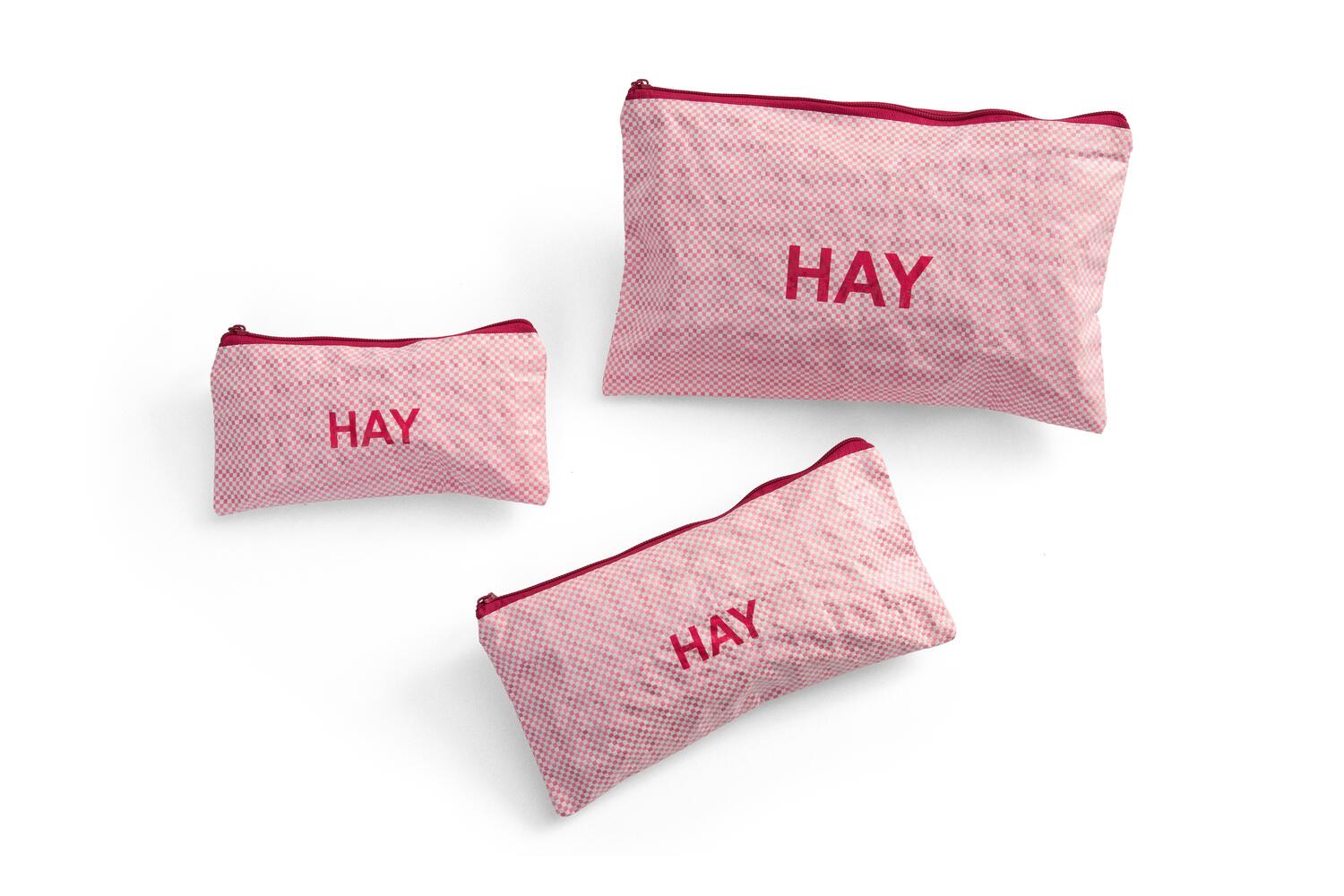 Candy Mono flat toilettasker, 3 stk.- Light pink